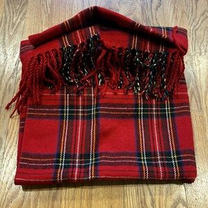 Charlie Paige Flannel Scarf - Super Soft - Very Festive!